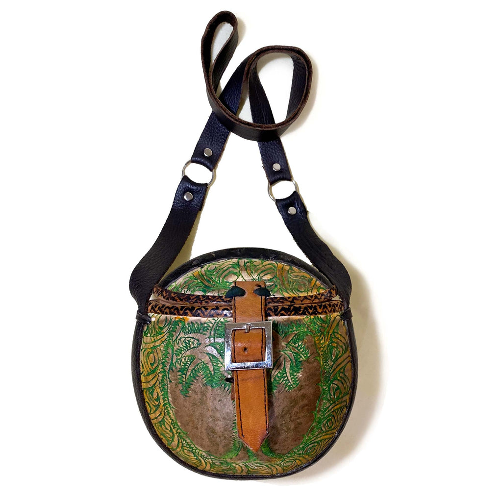 Jamaica-Made Carved Calabash Handbag