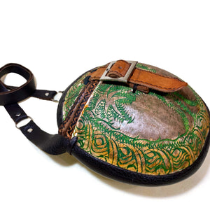 Jamaica-Made Carved Calabash Handbag